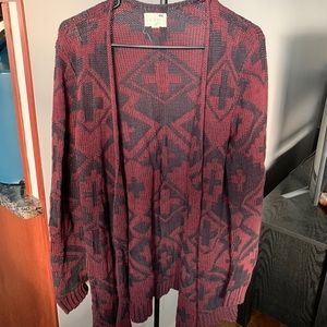 ⭐️ 4 for $20 Red & Black Cardigan